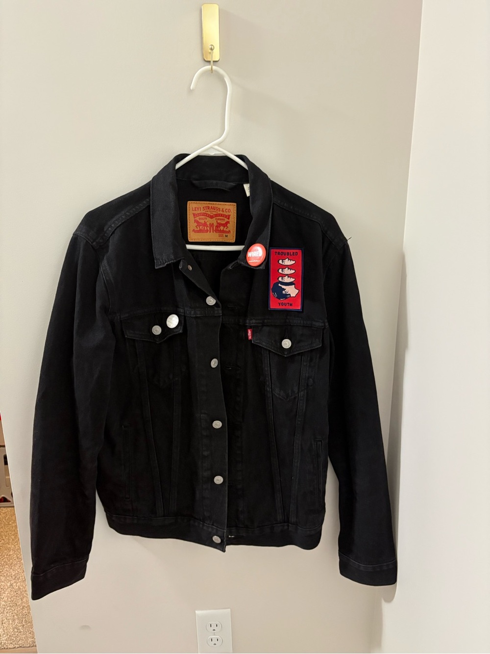Levi's Black Denim Trucker Jacket